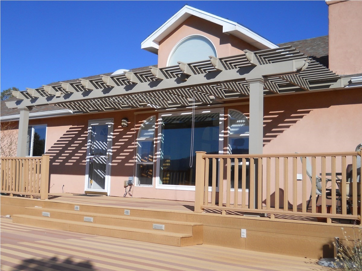 exterior of home with patio cover