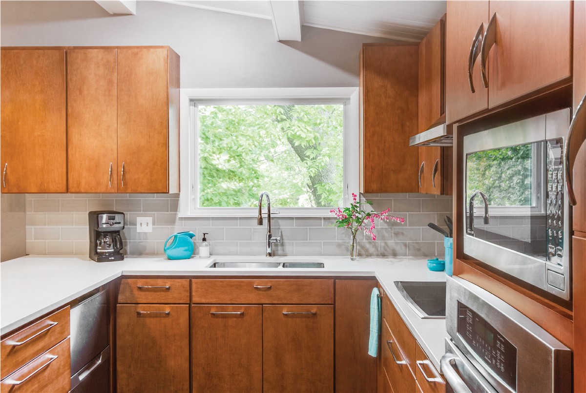 interior kitchen featuring awning window