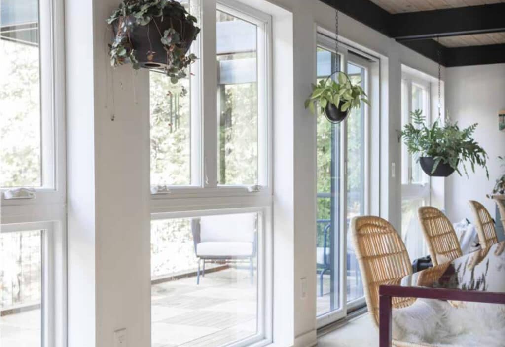 Double-hung Window bringing natural light into a home