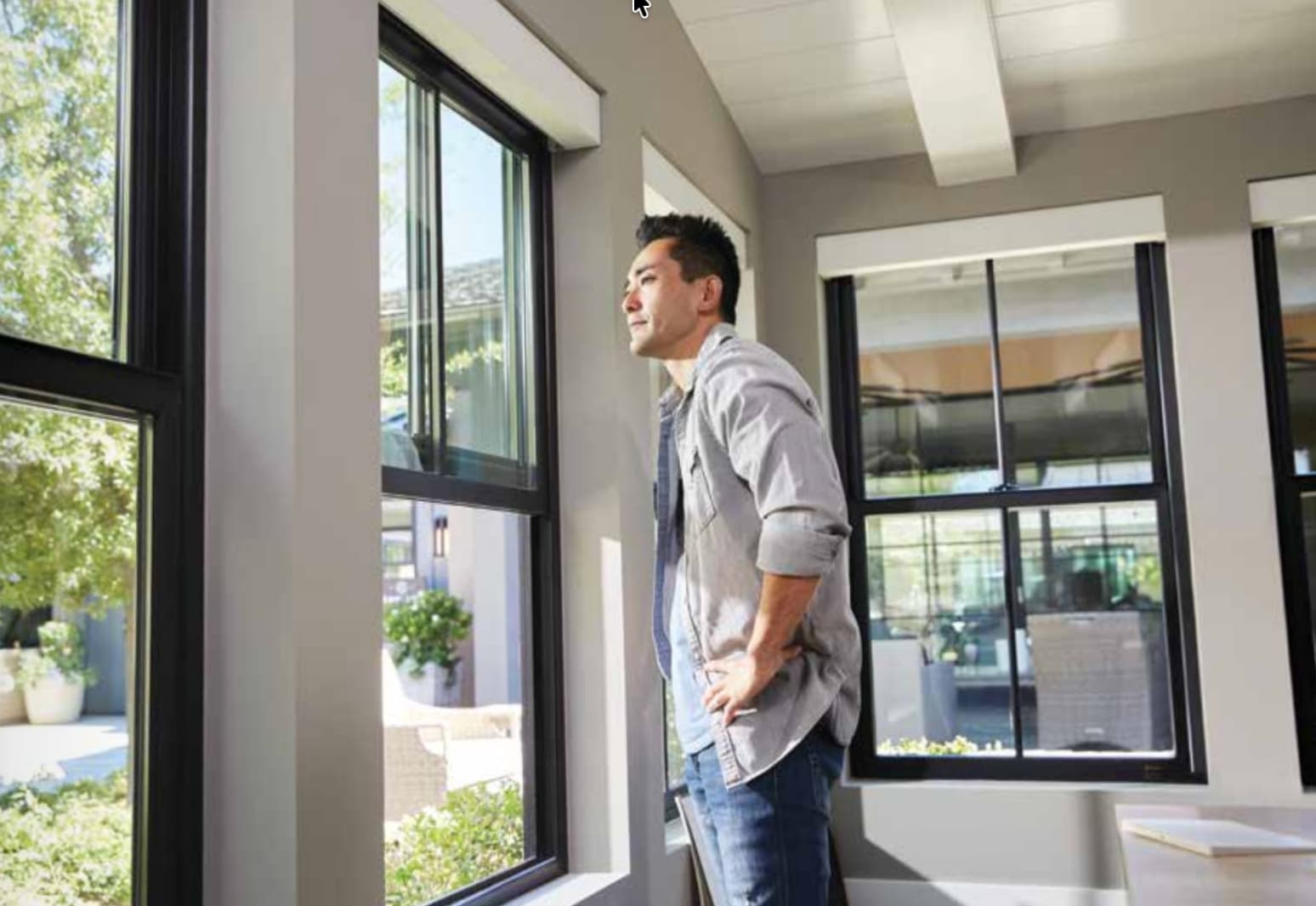 Double-hung Window installed on a home exterior
